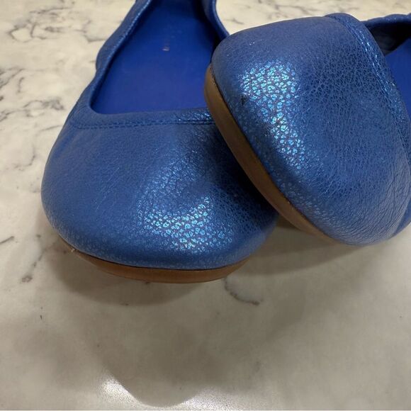 Cole Haan Nike Air Jenni metallic cobalt ballet Flats 6 - Picture 8 of 8